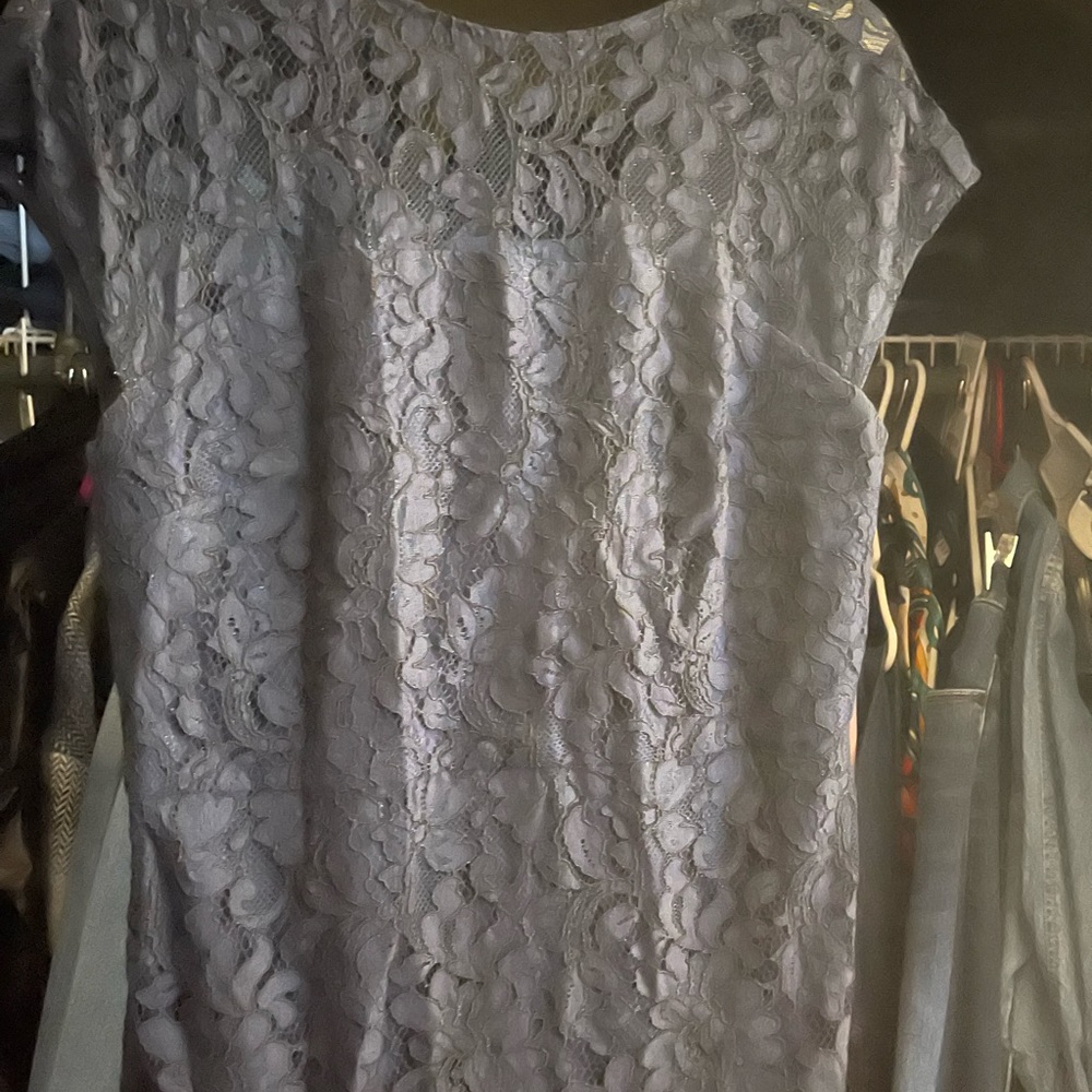 Banana Republic Navy Lace Dress